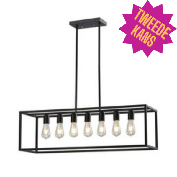 2ème chance : Lampe suspendue industrielle 7 lumières Zagreb