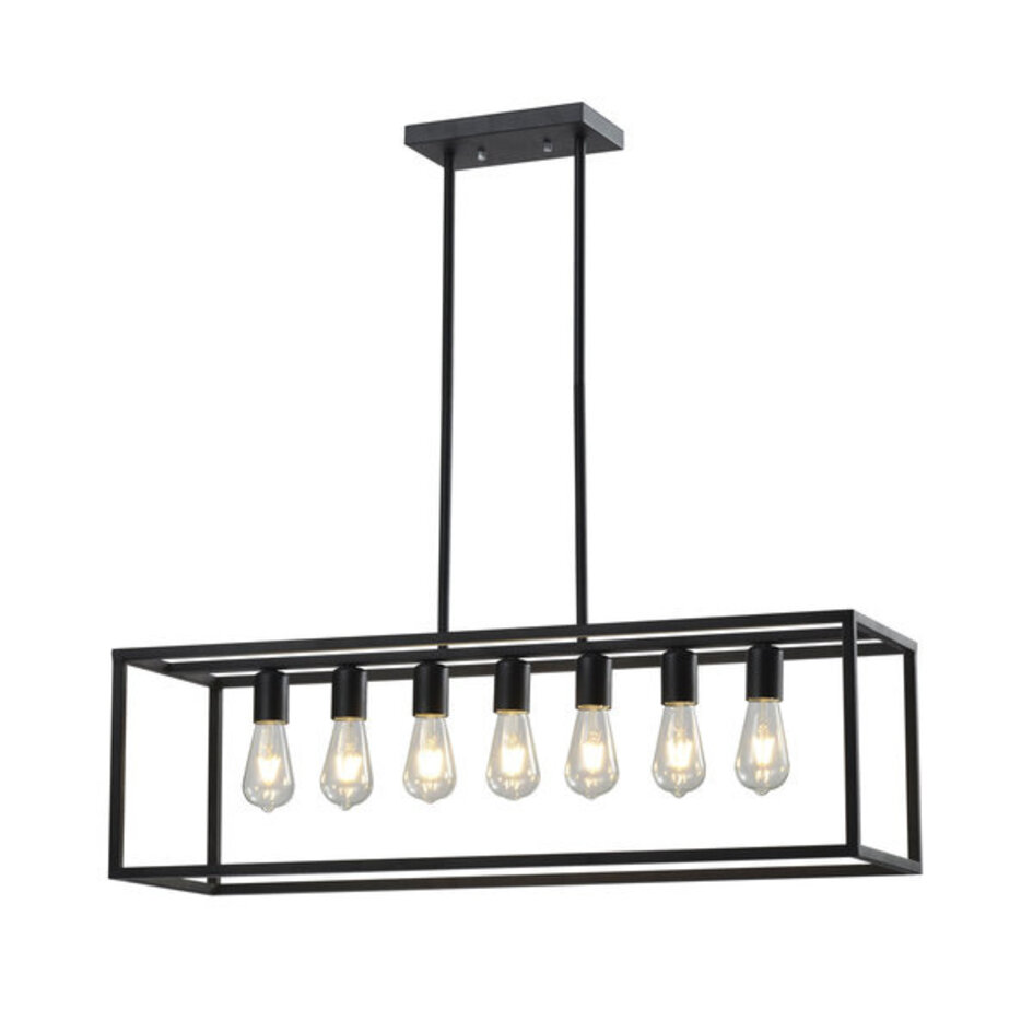 2ème chance : Lampe suspendue industrielle 7 lumières Zagreb