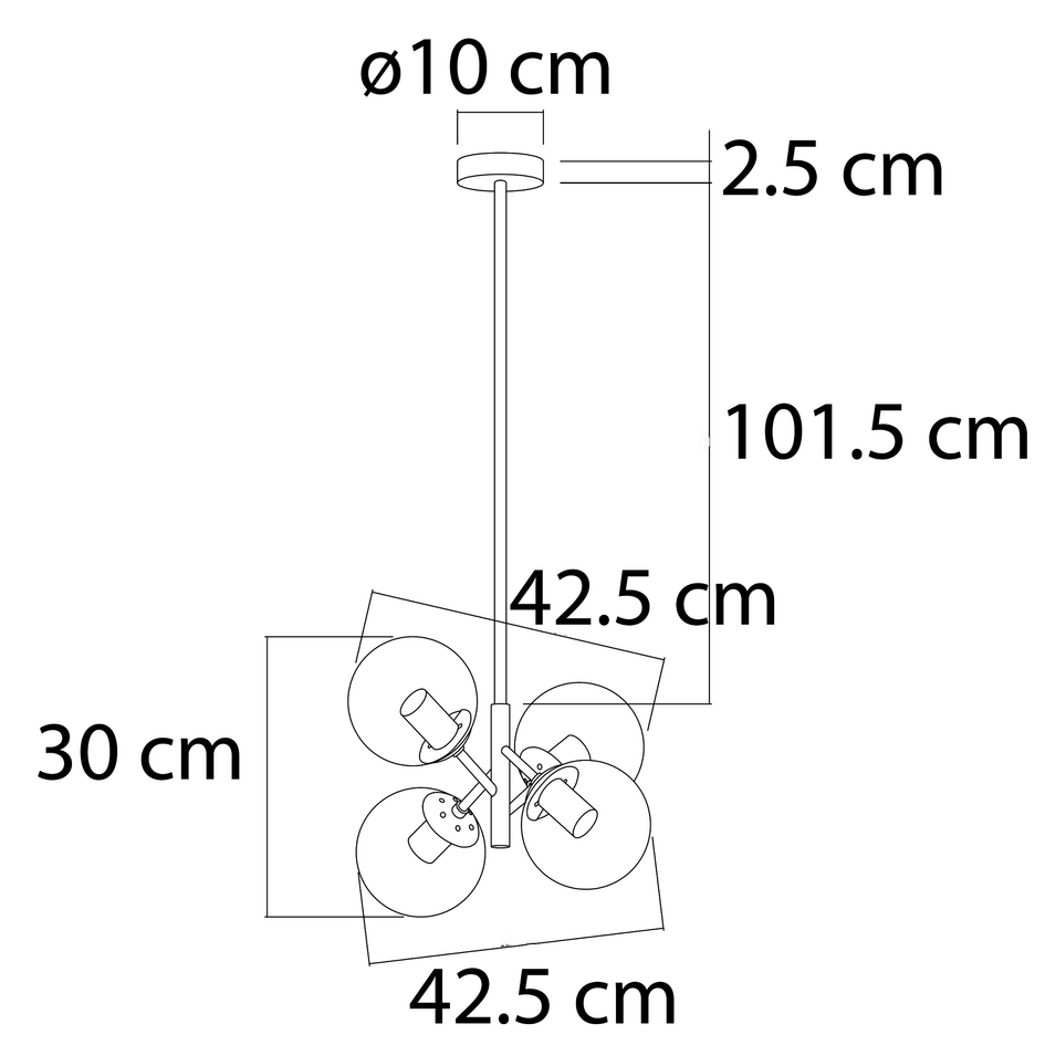 2ème chance : Lampe suspendue rétro Florence