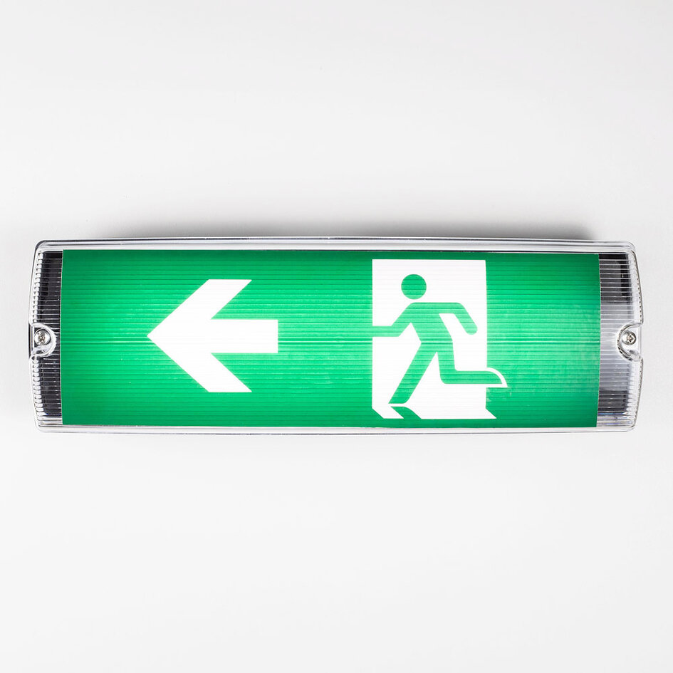 Eclairage de secours avec abat-jour transparent OTG-KL-1, 6000K, noir