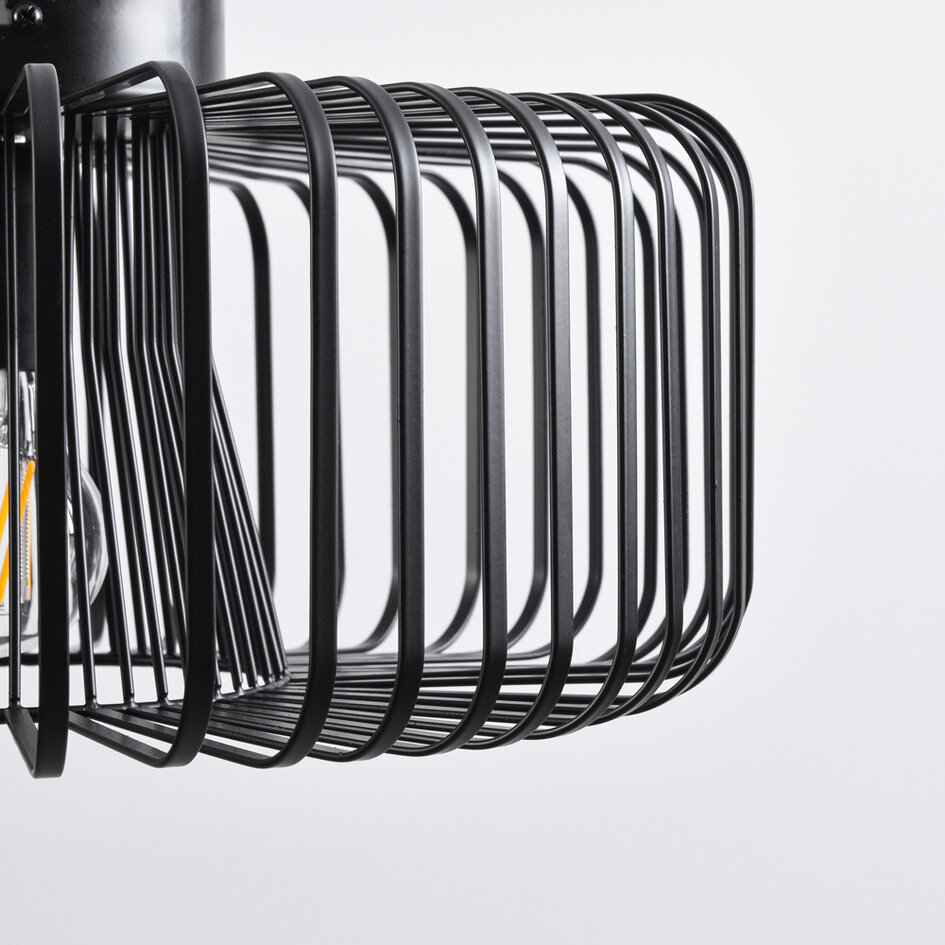 Plafonnier à 1 lumière Metallo - noir