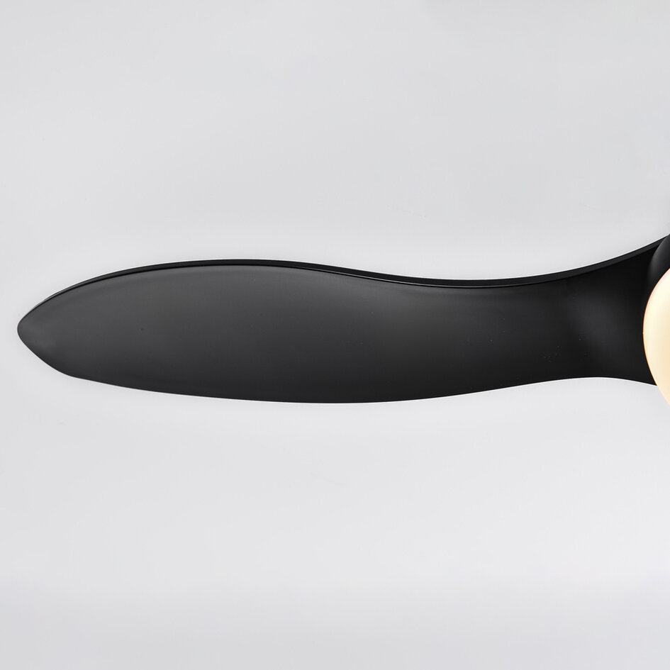 Ventilateur de plafond été/hiver Circo noir avec température de couleur réglable