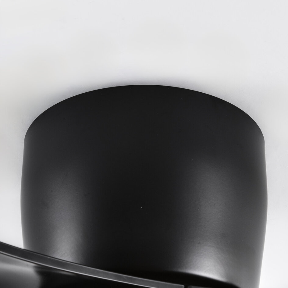 Ventilateur de plafond été/hiver Circo noir avec température de couleur réglable