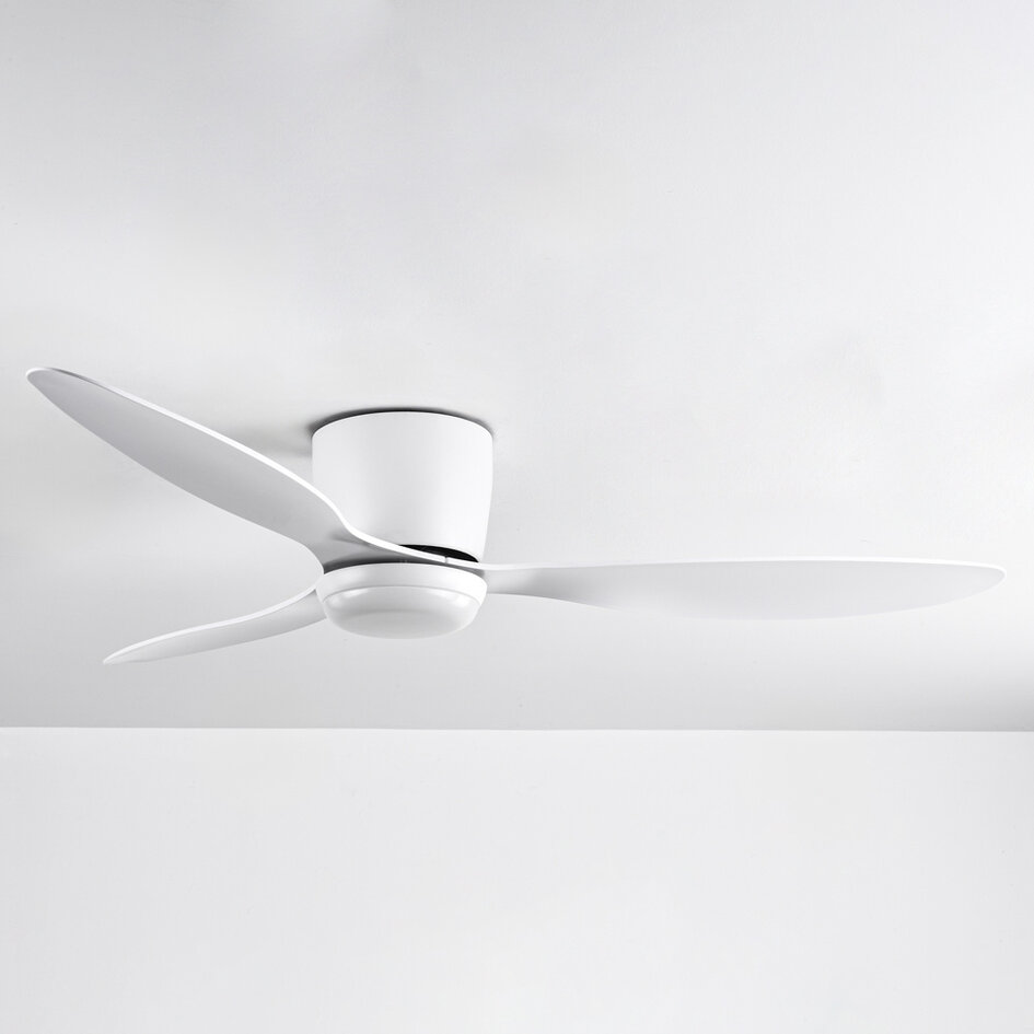 Ventilateur de plafond été/hiver Circo blanc avec température de couleur réglable