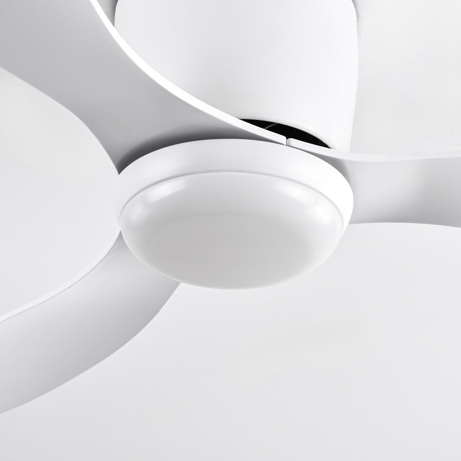 Ventilateur de plafond été/hiver Circo blanc avec température de couleur réglable