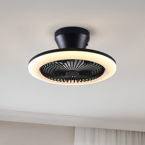 Ventilateur de plafond Gale à intensité variable avec télécommande et température de couleur réglable