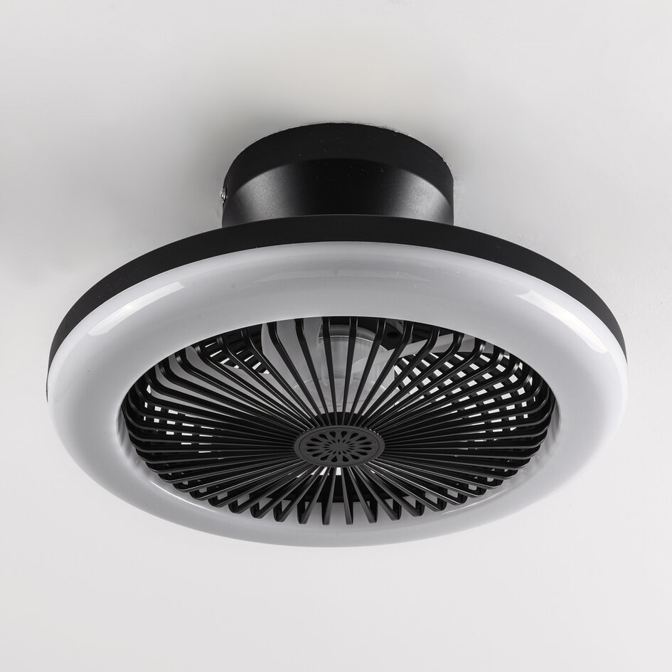 Ventilateur de plafond Gale à intensité variable avec télécommande et température de couleur réglable