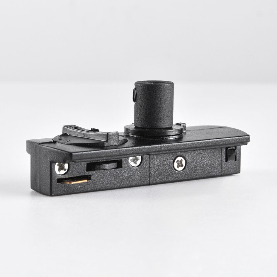 Adaptateur pour lampe suspendue sur rail à 1 phase - noir