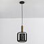 Suspension design noire or et verre fumé - Basso