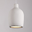 Lampe suspendue minimaliste Wabi Sabi Hikari avec effet pierre Ø31 cm - blanc