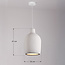 Lampe suspendue minimaliste Wabi Sabi Hikari avec effet pierre Ø31 cm - blanc