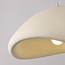 Lampe suspendue Wabi Sabi Yume avec motif en pierre beige sable - 60 x 50 cm