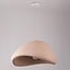 Suspension Wabi Sabi Yume 60 x 50 cm - motif pierre rose poudré