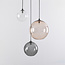 Lampe suspendue design Luminor 3-light avec différentes boules de verre