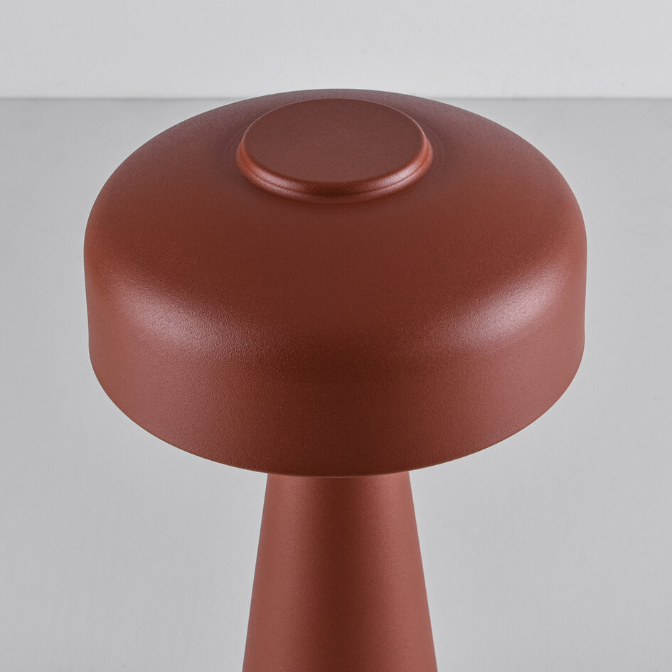 Lampe champignon rechargeable Soma avec variateur tactile et température de couleur réglable