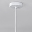 Lampe suspendue minimaliste Wabi Sabi Hinoto avec effet pierre blanche - Ø40 cm