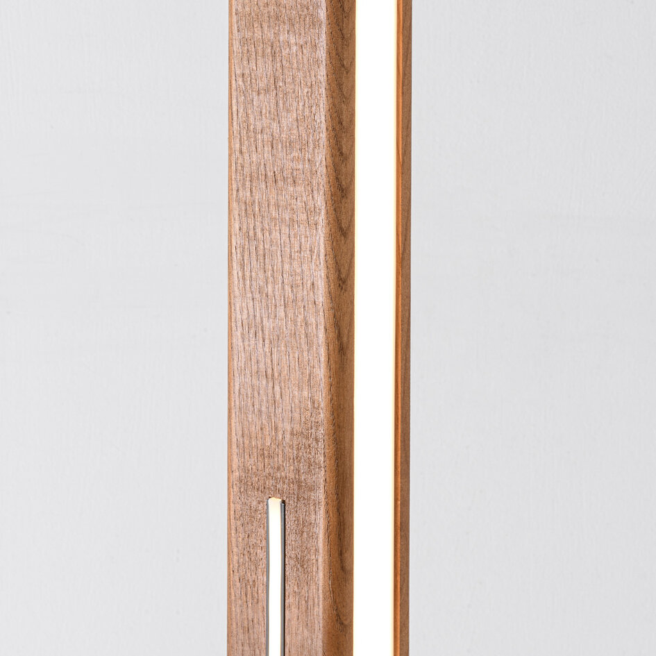 Piata lampadaire en bois avec LEDs dimmables