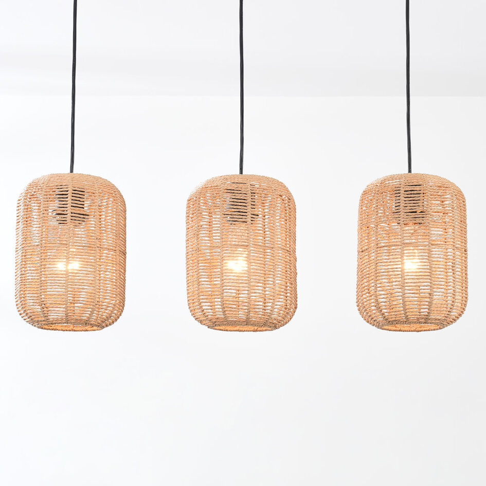 Suspension Japandi Terre 3-light