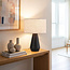 Lampe à poser Teburu avec abat-jour en lin