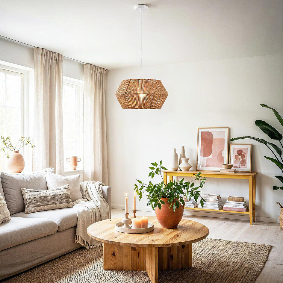 Lampe suspendue Japandi Kawa