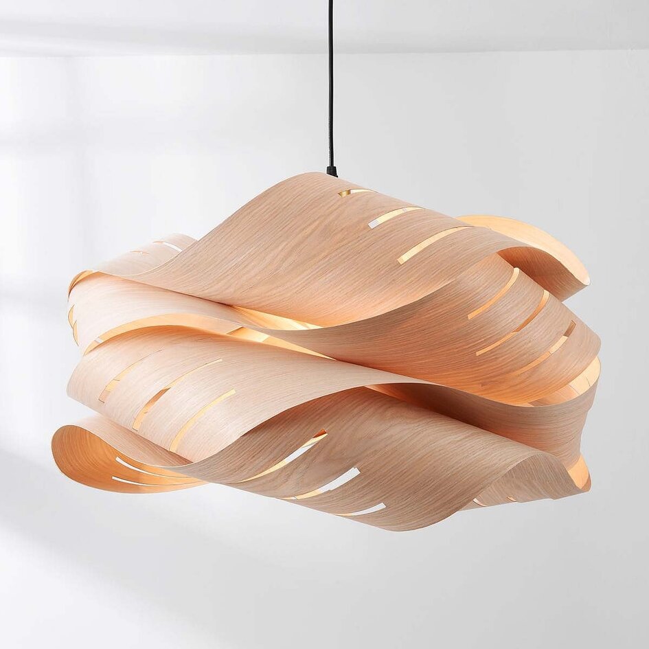 Lampe suspendue design Holz en bois