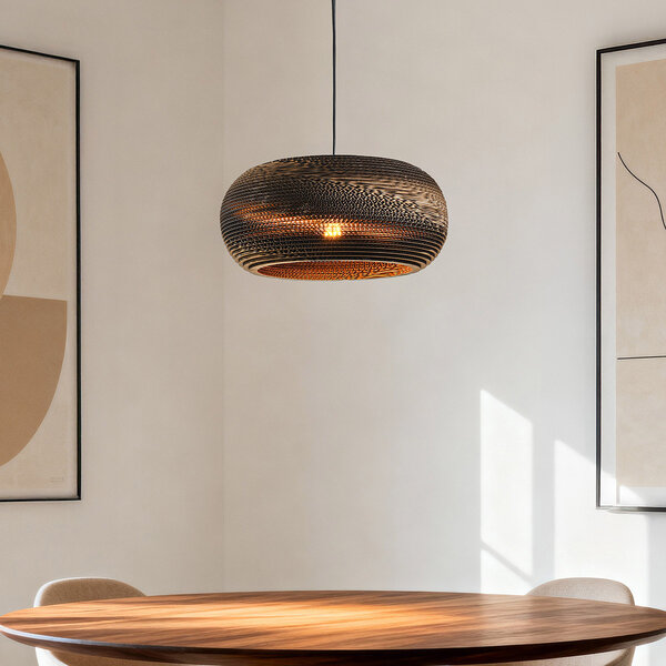 Lampe suspendue en carton Kaja