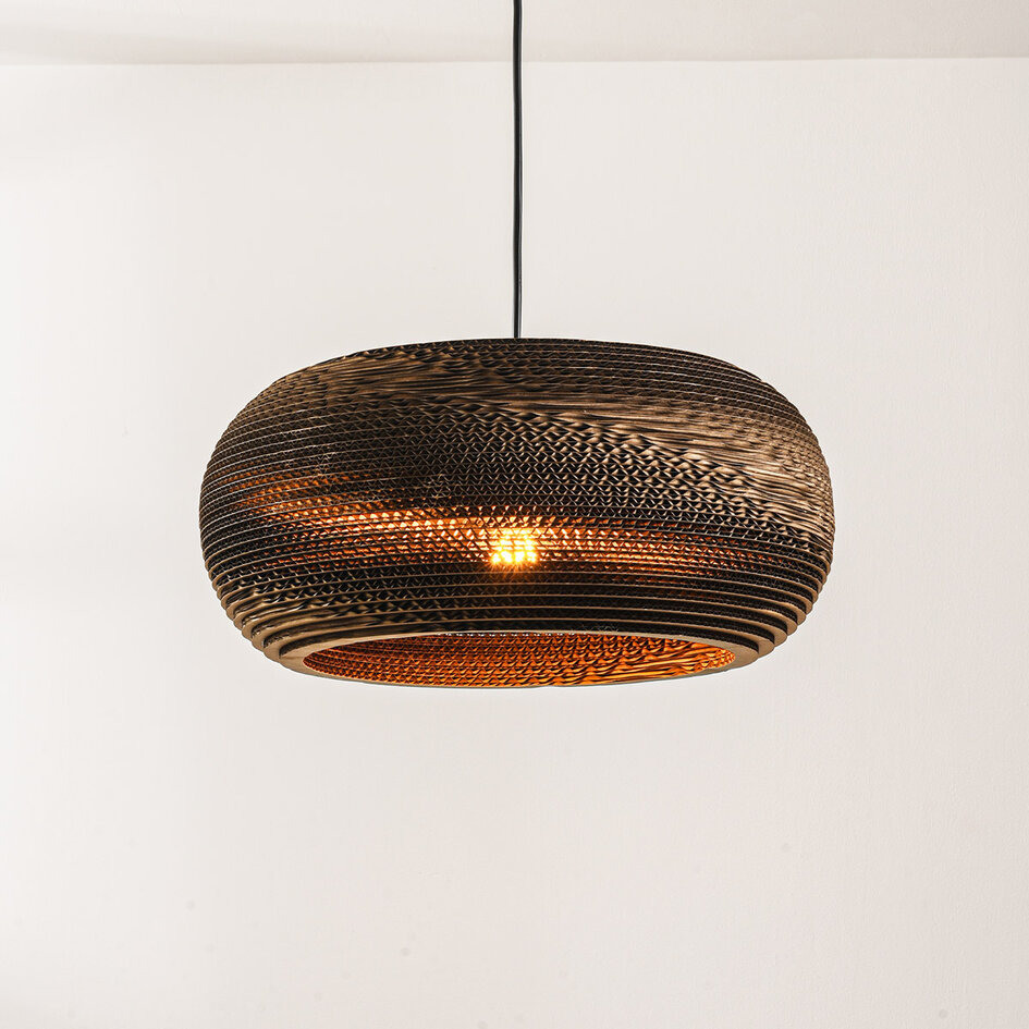 Lampe suspendue en carton Kaja