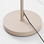 Lampadaire beige Iki - avec 2 spots orientables et LED tactiles dimmables