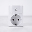 Adaptateur avec protection contre les surtensions (pas compatible prise terre)