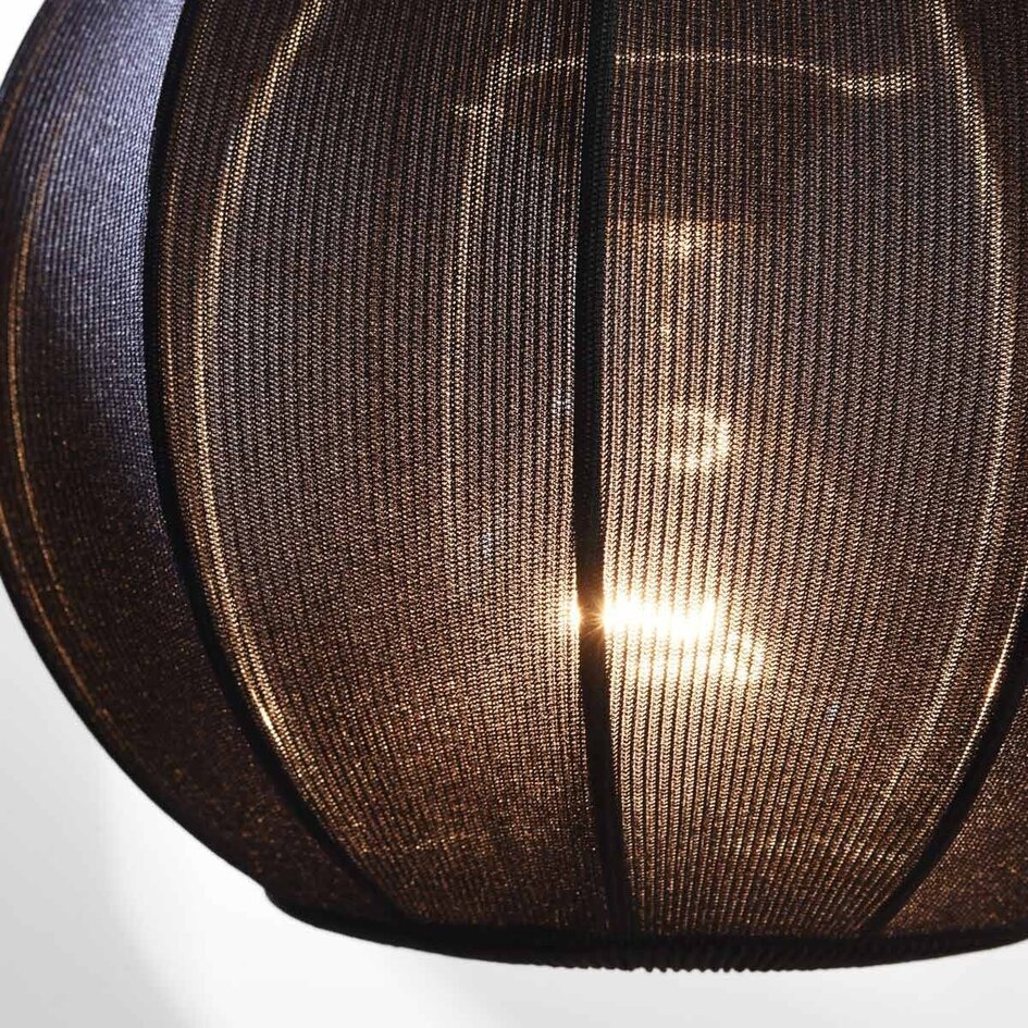 Lampe suspendue Japandi à 5 lumières Karima - noir