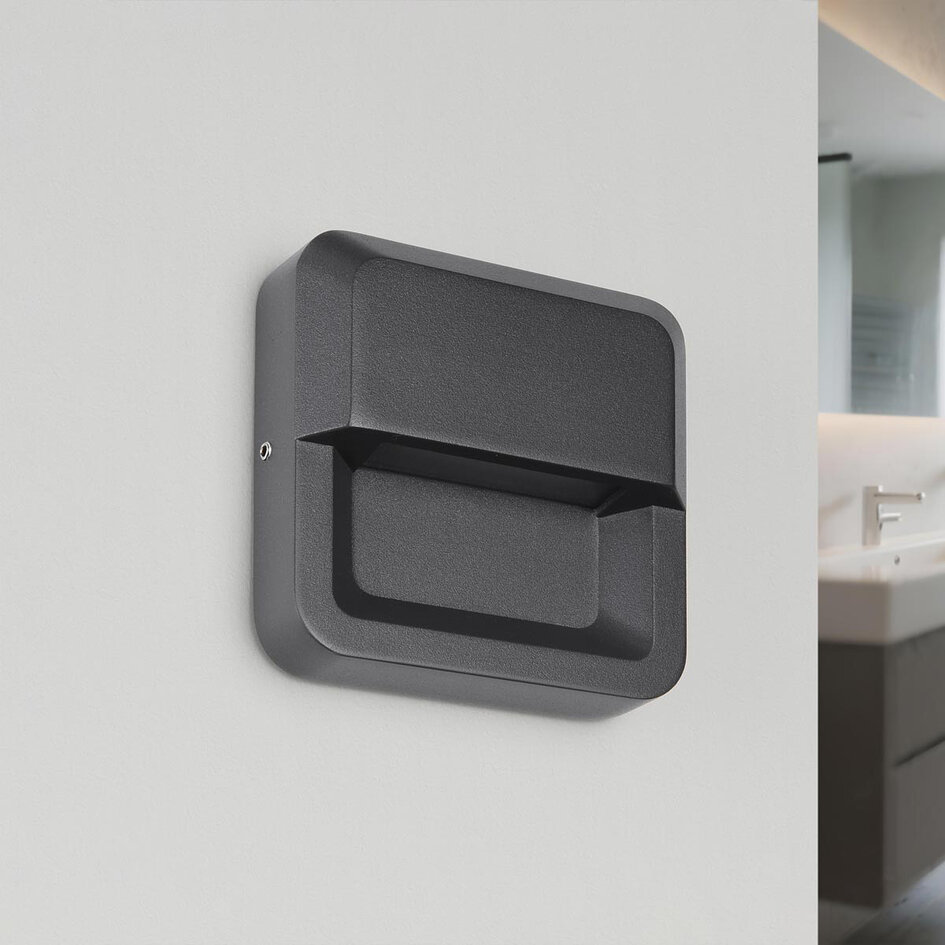 Lampe de salle de bains Nico - anthracite