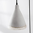 Suspension Wabi Sabi Riva à 3 lumières - aspect béton