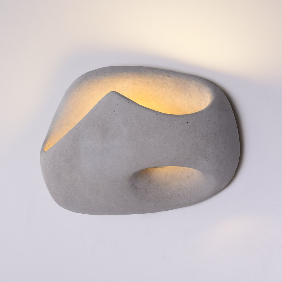 Applique murale Wabi Sabi Vena - Aspect ciment