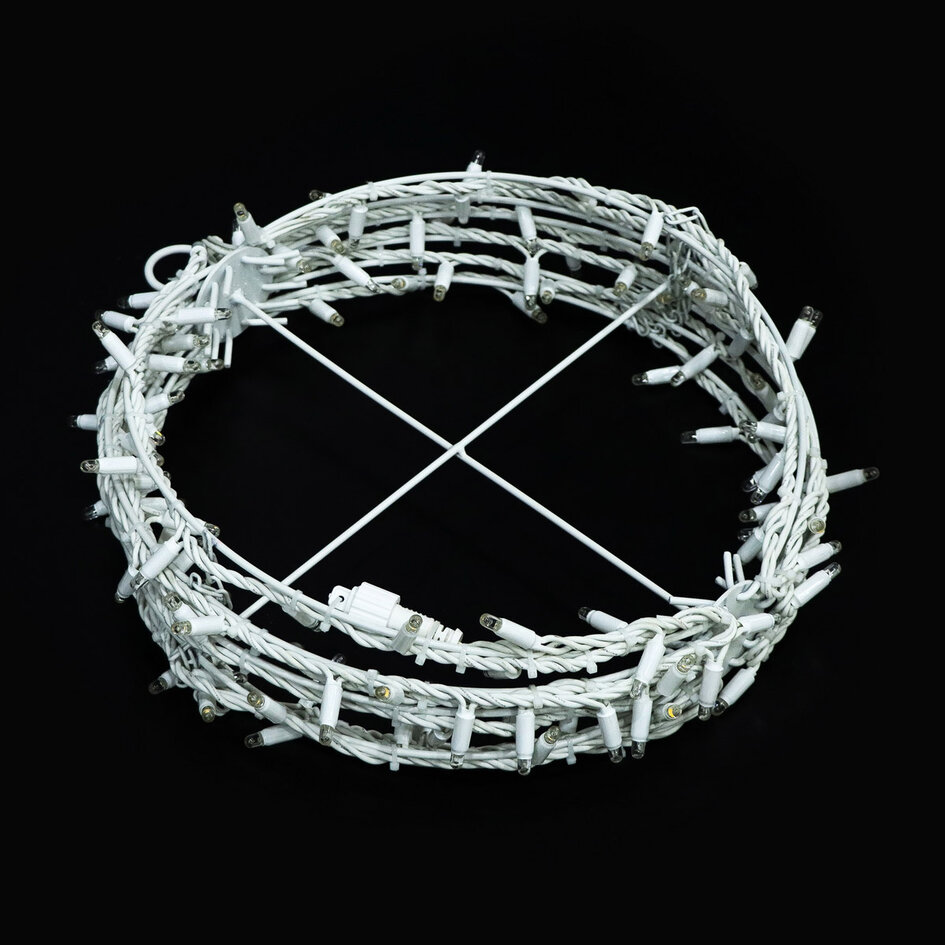 Boule lumineuse décorative LED pour l'extérieur Ø40 cm – blanc chaud avec 120 LED