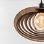 Suspension en bois Lysa en noyer chaud