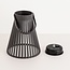 Lampe de table solaire design Rayor - noir