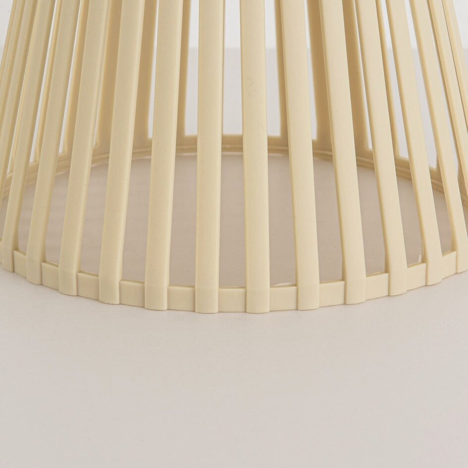 Lampe de table solaire Rayor beige à LED intégrée