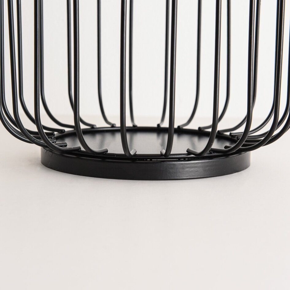 Lanterne solaire Luxon noire à LED intégrée