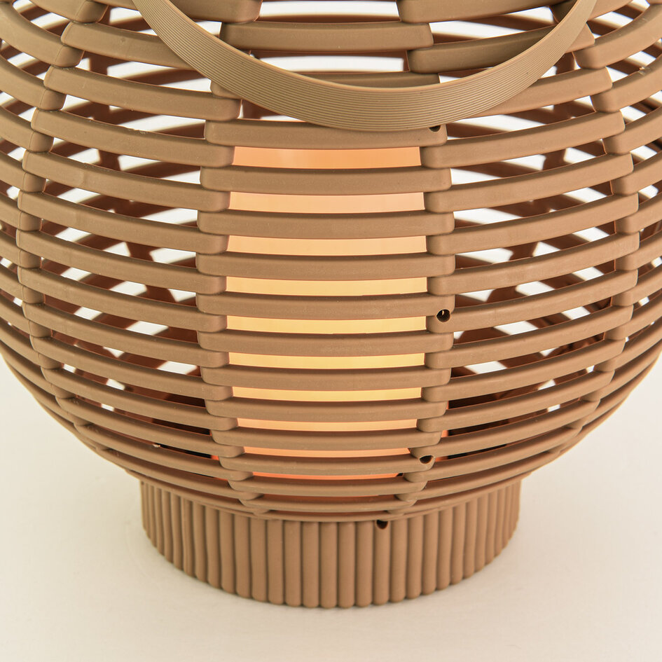 Lanterne solaire Zolux - aspect rotin