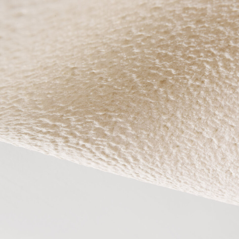 Plafonnier Wabi Sabi Kawa avec effet pierre blanche - 60 cm