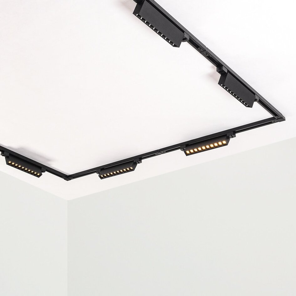 Spot sur rail monophasé Nexu 10 W, LED intégrée 3000K ou 4000K