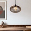 Suspension en bois Lysa en noyer chaud