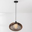 Suspension en bois Lysa - noyer chaleureux