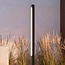 Lampe d'extérieur sur pied Corten noire à LED intégrée - 90 cm