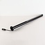 Lampe d'extérieur sur pied Corten noire à LED intégrée - 90 cm