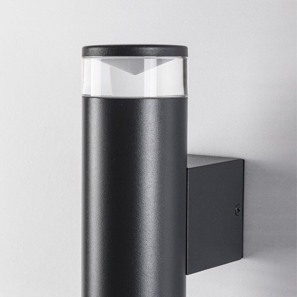 Lampe d'extérieur moderne à 2 lumières Disari – gris foncé