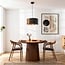 Suspension Vyra en bois noir à l'intérieur naturel