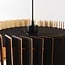 Suspension Vyra en bois noir à l'intérieur naturel
