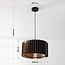 Suspension Vyra en bois noir à l'intérieur naturel