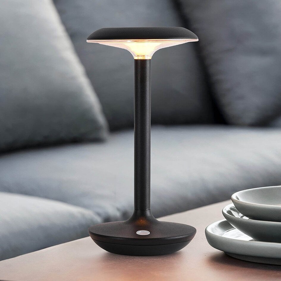 Set de 3 lampes de table sans fil avec couleur de lumière réglable et station de charge – Charge